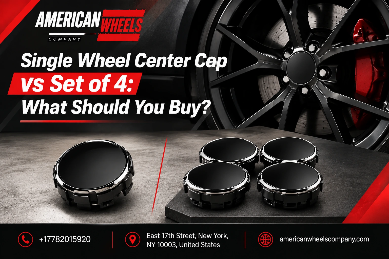 Wheel Center Caps Set of 4