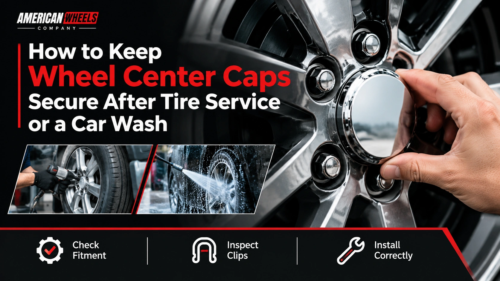 Keep Wheel Center Caps From Falling Off