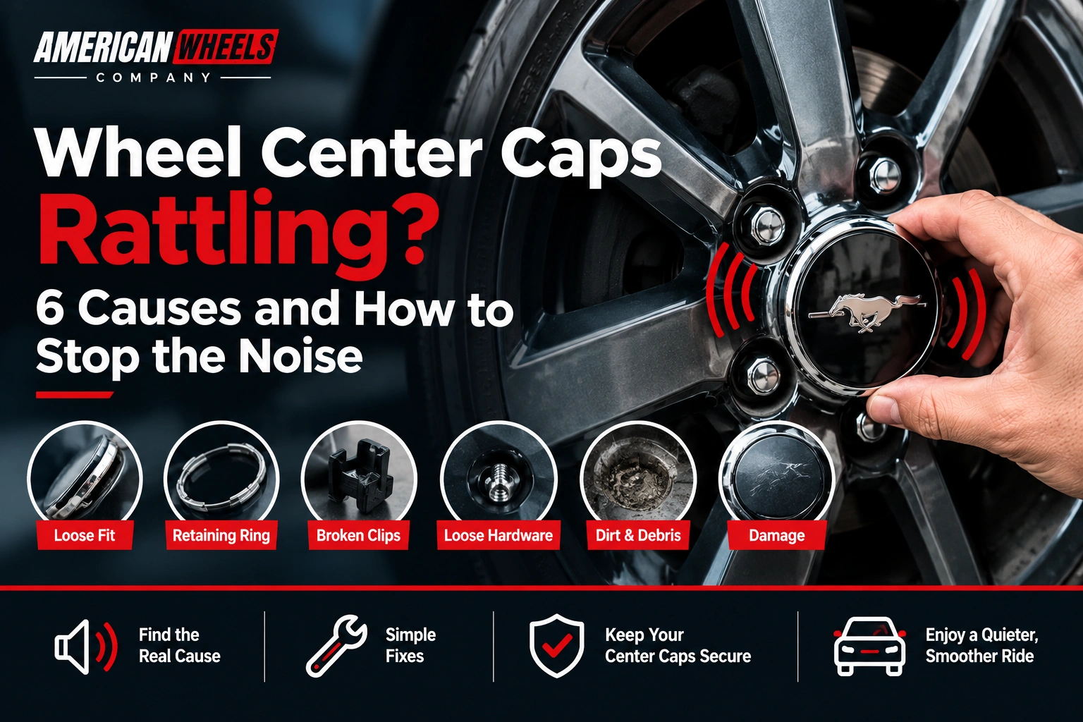 Wheel Center Caps Rattling