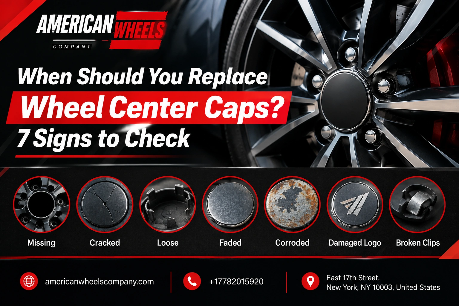 Replace Wheel Center Caps